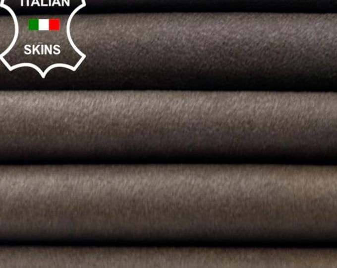 WALNUT BROWN VINTAGE Look Soft Italian Lambskin Sheep Lamb Leather hide hides skin skins 7sqf 0.7mm #C5396