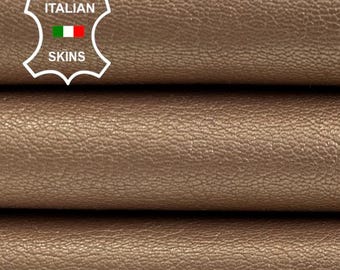 NUDE PEARLISED ROUGH Thick Italian Goatskin Goat leather hide hides skin skins 3+sqf 1.2mm #C4530
