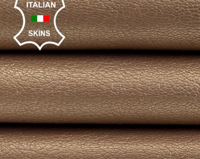 NUDE PEARLISED ROUGH Thick Italian Goatskin Goat leather hide hides skin skins 3+sqf 1.2mm #C4530