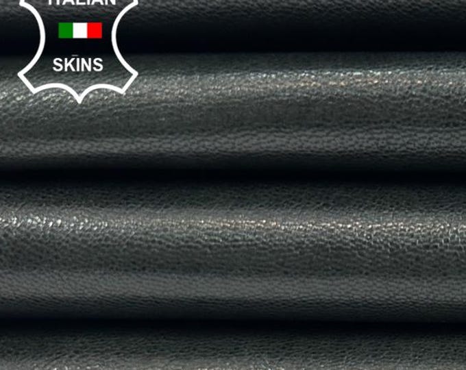 DARK BOTTLE GREEN Rough Vegetable Tan Thick Strong Italian Goatskin Goat leather pack 2 hides skins total 7+sqf 1.1mm #C5838