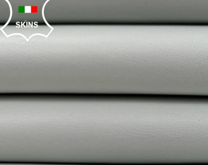 OFF WHITE Soft Italian Lambskin Sheep Lamb Leather pack 2 hides skins total 16sqf 0.8mm #C6188