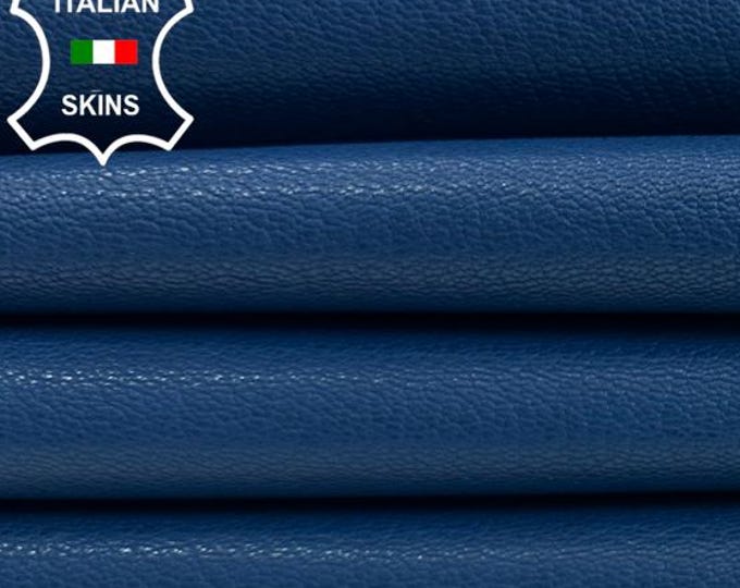 BLUE INDIGO ROUGH Vegetable Tan Thick Soft Italian Goatskin Goat leather pack 3 hides skins total 12+sqf 1.1mm #C3921