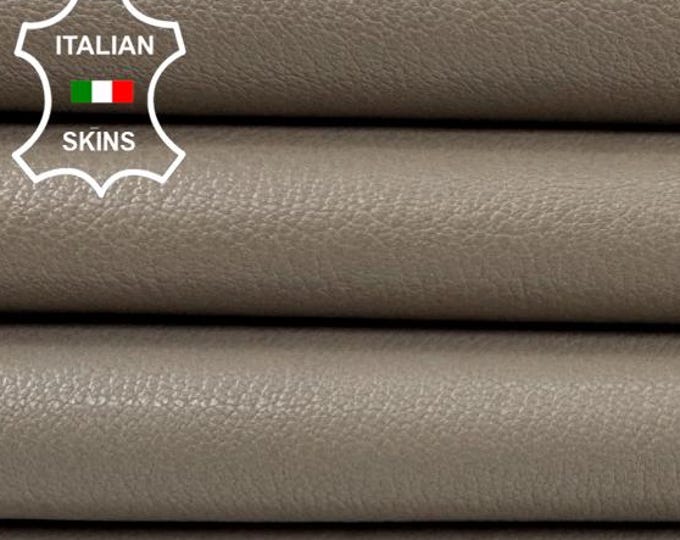 BEIGE ROUGH VEGETABLE Tan Thick Italian Goat leather pack 2 skins total 6+sqf 1.1mm #C7430