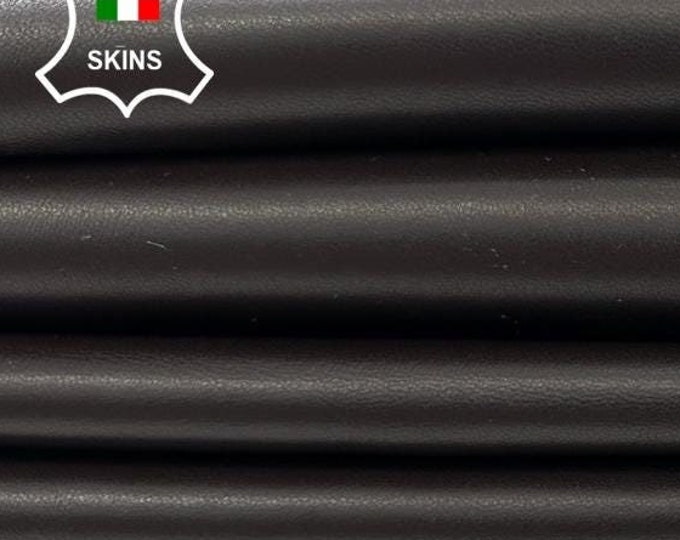 DARK BROWN Soft Italian STRETCH Backed With Lycra Lambskin Lamb Sheep Leather hide hides skin skins 9sqf 1.0mm #C2663