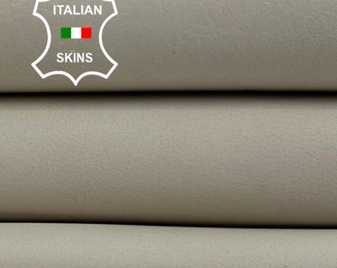 BEIGE NAKED UNDYED Unfinished Thick Italian Calfskin Calf Cow leather pack 2 hides skins total 15sqf 1.2mm #C4856