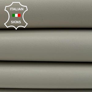 BONES GREY Italian Lambskin Lamb Sheep Leather hide hides skin skins 5sqf 1.0mm #C4844