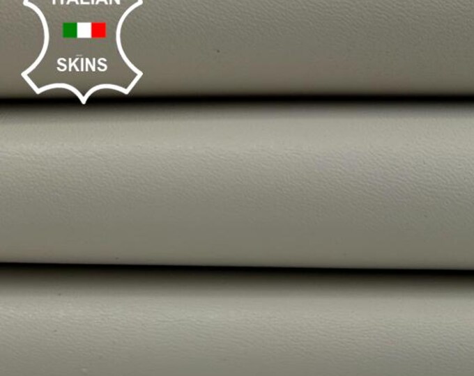 BONES GREY Italian Lambskin Lamb Sheep Leather hide hides skin skins 5sqf 1.0mm #C4844