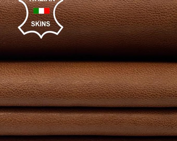 TAN ROUGH Vegetable Tan Thick Soft Italian Goatskin Goat leather hide hides skin skins 7+sqf 1.5mm #C4665