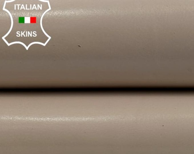 CREAM LIGHT NUDE Semi Gloss Strong Italian Calfskin Calf Cow Baby Buff leather hide hides skin skins 5sqf 0.8mm #C4992