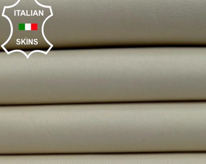 BUTTER LIGHT IVORY Naked Soft Italian Lambskin Sheep Lamb leather hide hides skin skins 6sqf 0.7mm #C5301