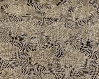 Delivered Duty Paid-FLOWERS LASER ENGRAVED On Beige Suede Thin Soft Lamb leather pack 2 skins total 6sqf 0.6mm #C5147