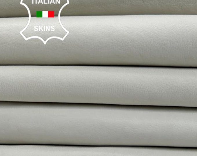 WHITE UNDYED UNFINISHED Naked Soft Italian Lambskin Sheep Lamb leather pack 9 hides skins total 70sqf 0.9mm #C5297