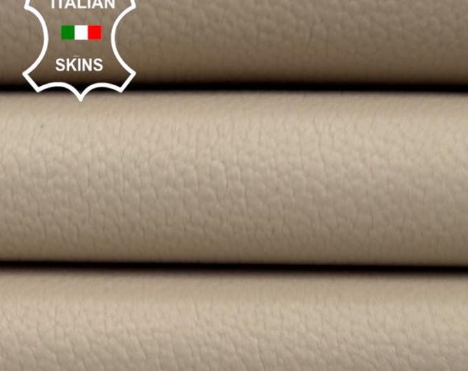 IVORY PEBBLE GRAINY Soft Italian Lambskin Sheep Lamb leather hide hides skin skins 6sqf 1.0mm #C6420