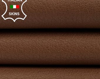 BROWN ROUGH Thick Italian Goatskin Goat leather hide hides skin skins 5sqf 1.4mm #C5960