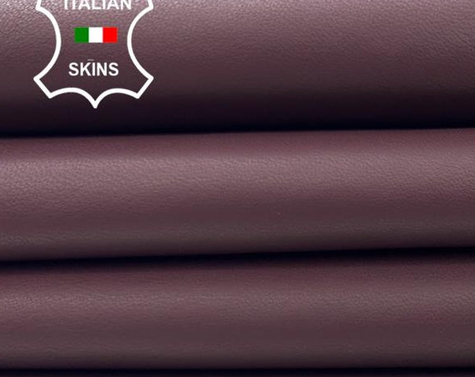 ROSEWOOD REDDISH BROWN Soft Italian Lambskin Sheep Lamb Leather hide hides skin skins 7+sqf 0.7mm #C2841