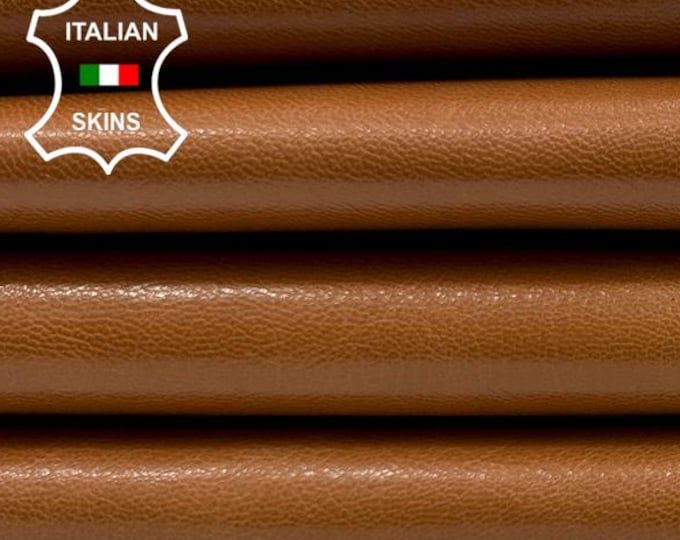 SIENNA BROWN Strong Italian Goatskin Goat leather pack 2 hides skins total 8+sqf 1.0mm #C4373