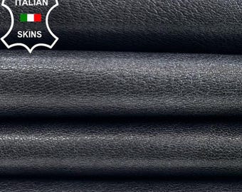 GREY GUNMETAL PEARLIZED Distressed Rough Italian Goatskin Goat leather pack 2 hides skins total 9sqf 1.0mm #C3920