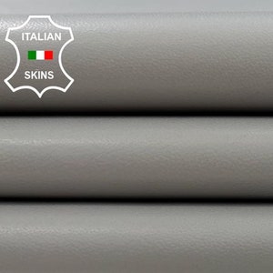 LIGHT GREY Thin Soft Italian Lambskin Lamb Sheep Leather hide hides skin skins 7sqf 0.6mm #C2069