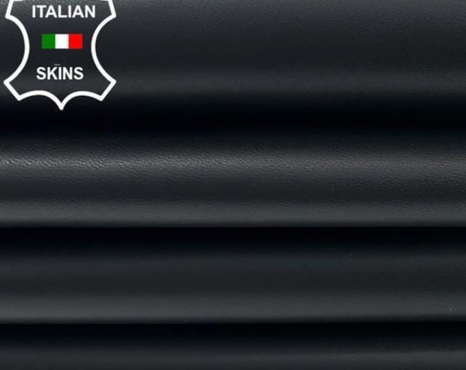 BLACK Thick Italian Metis Lambskin Lamb Sheep Leather pack 2 hides skins total 11+sqf 1.1mm #C3241
