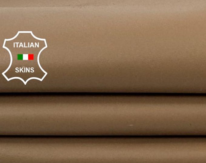 Delivered Duty paid - CREAM BEIGE Soft Italian Lamb Leather skin 5sqf 0.8mm #C7612
