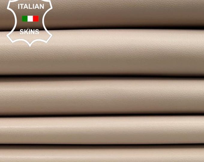 LIGHT NUDE Italian Metis Lambskin Lamb Sheep Leather pack 2 hides skins total 12+sqf 1.0mm #C4886