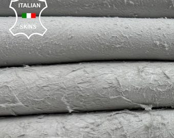 Delivered Duty Paid-VERY RAW UNDYED Off White Italian lamb leather pack 14 skins total 90+sqf 0.8mm #C6480