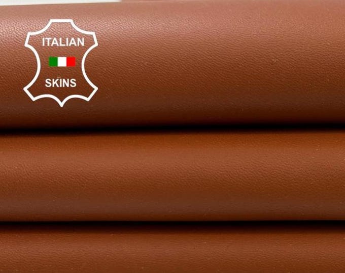 BURNT SIENNA RUST Terracotta Italian Lambskin Lamb Sheep leather skin skins hide hides 6+sqf 0.8mm #C3510