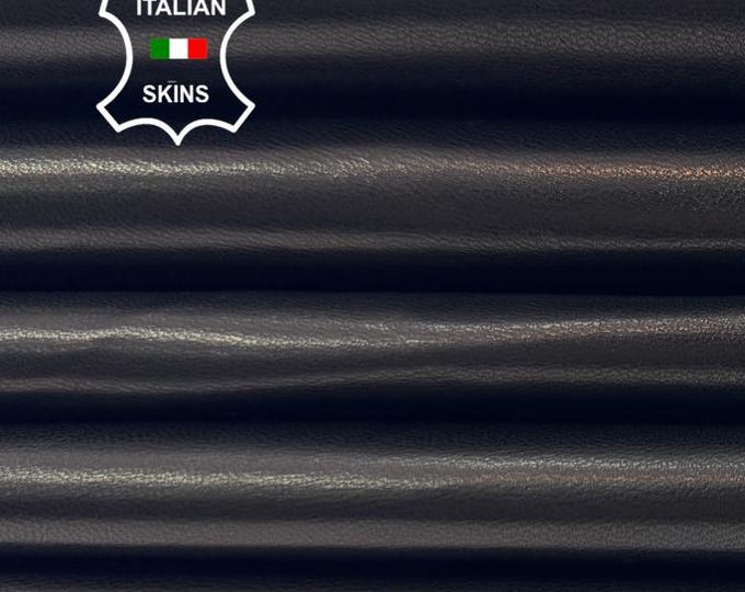 BLACK GLOVES ANILINE Bronze Hue Soft Italian Lambskin Sheep Lamb Leather pack 3 hides skins total 20sqf 0.7mm #C6249