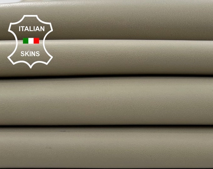 IVORY BEIGE Italian Metis Lambskin Lamb Sheep Leather pack 3 hides skins total 18sqf 1.0mm #C852