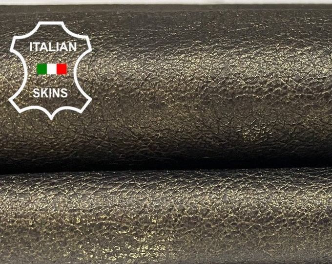 BRONZE ANTIQUED ROUGH Rustic Look Thick Italian Goatskin Goat Leather hides hide skin skins 4+sqf 1.1mm #B2150