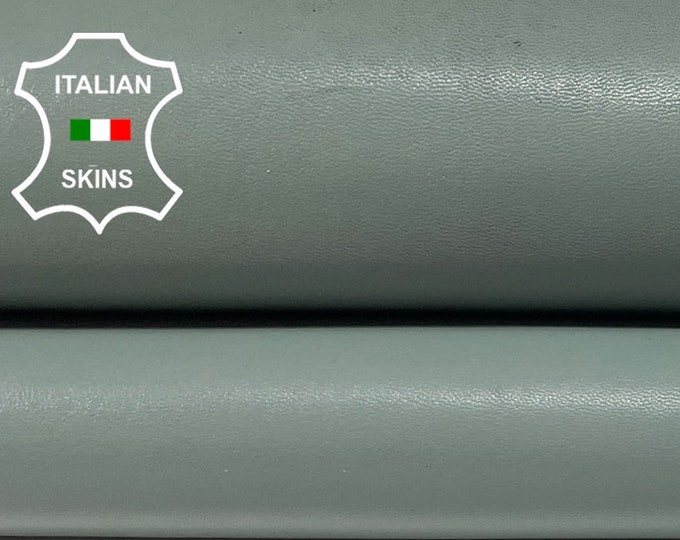KHAKI GREEN Italian Lambskin Lamb Sheep Leather hides hide skin skins 3-4sqf 0.9mm #B833
