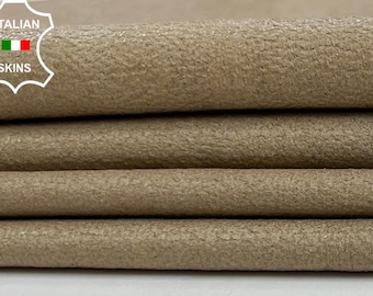 BEIGE CANVAS PRINT Thin Soft Italian Lambskin Lamb Sheep Leather hide hides skin skins 6sqf 0.6mm #C948