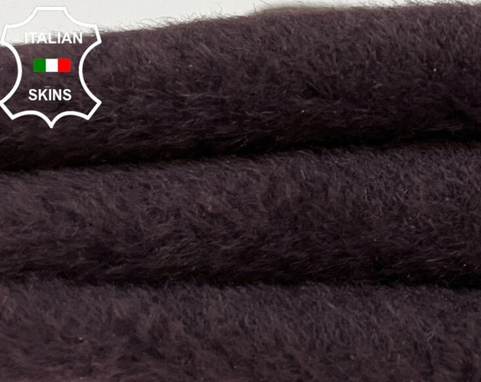 GRAPE Short Hair On Soft sheepskin shearling fur hairy sheep Italian leather skin skins hide hides 18"x25"  #B8603