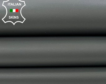 CONCRETE GREY Italian Lambskin Lamb Sheep Leather hide hides skin skins 6sqf 0.9mm #C620