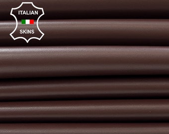 REDDISH BROWN Thick Italian Lambskin Lamb Sheep Leather pack 7 hides skins total 35sqf 1.1mm #C872