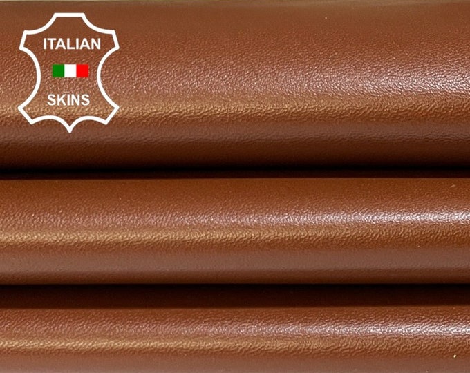 RUST BROWN Italian Metis Lambskin Lamb Sheep leather hide hides skin skins 4+sqf 1.0mm #B9699