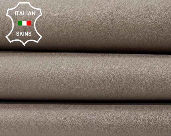 CONCRETE GREY STRETCH Soft Italian Lambskin Lamb Sheep Leather hide hides skin skins 4sqf 0.8mm #B9880