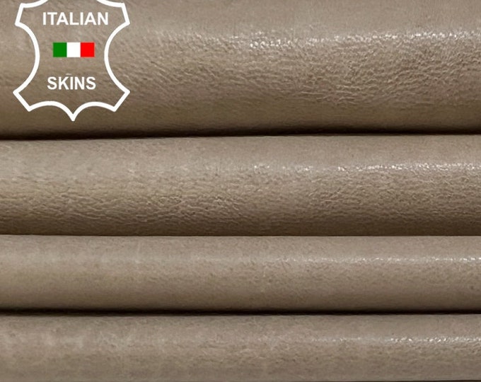 BEIGE Vegetable Tan Thin Soft Italian Lambskin Lamb Sheep Leather hide hides skin skins 4+sqf 0.5mm #B3671