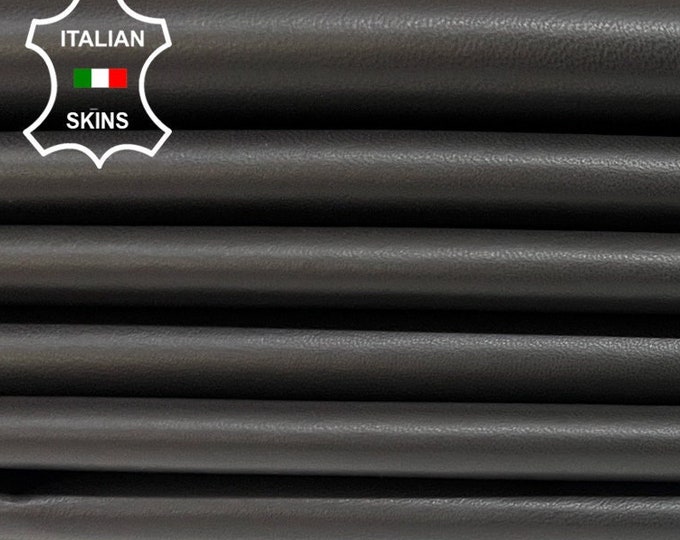 VERY DARK BROWN Thin Soft Italian Lambskin Lamb Sheep Leather pack 4 hides skins total 10+sqf 0.6mm #B8525