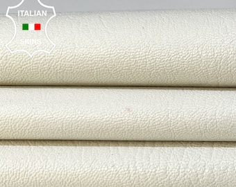 IVORY ROUGH Thick Italian Goatskin Goat leather hide hides skin skins 4+sqf 1.1mm #B9689