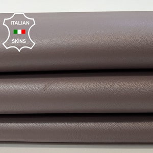 TAUPE GREY BROWN Italian Goatskin Goat Leather hide hides skin skins 4+sqf 1.0mm #C169
