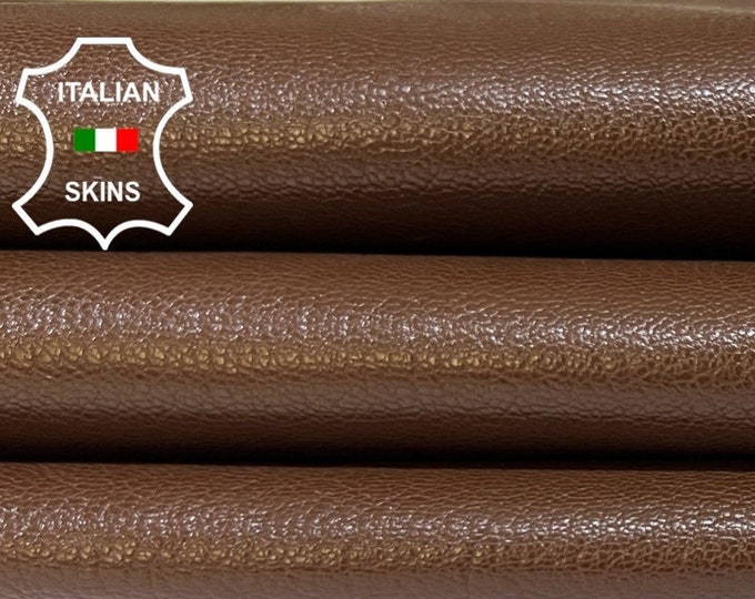 BROWN ROUGH Thick soft Italian Goatskin Goat Leather hide hides skin skins 5+sqf 1.1mm #B4523