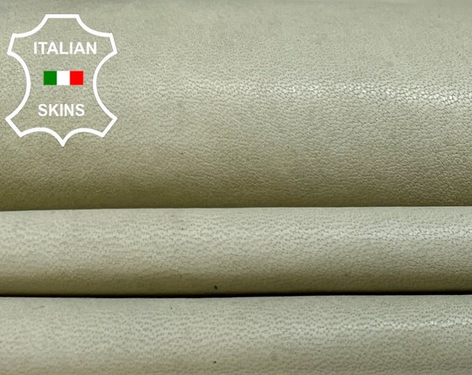 LIGHT GRAY Vegetable Tan Thin Soft Italian Lambskin Lamb Sheep Leather hide hides skin skins 7sqf 0.6mm #B6462