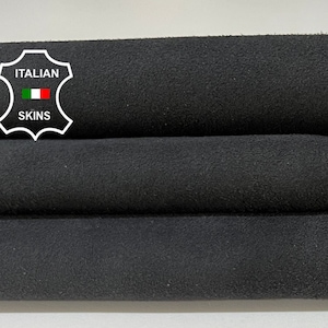 DARK GRAY Suede Soft Italian Goatskin Goat leather hide hides skin skins 3+sqf 1.0mm #B6866