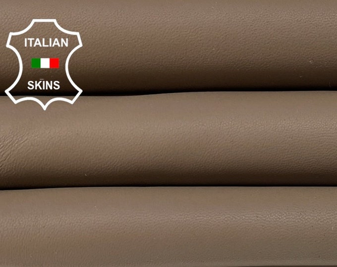 TAUPE BROWN Soft Italian Lambskin Lamb Sheep Leather hides hide skin skins 6sqf 0.9mm #B874