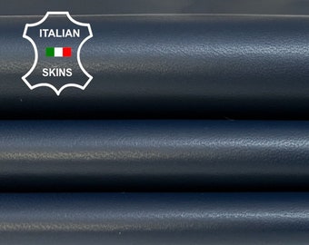 NAVY BLUE Thin Soft Italian Lambskin Lamb Sheep Leather hide hides skin skins 7+sqf 0.4mm #B4935
