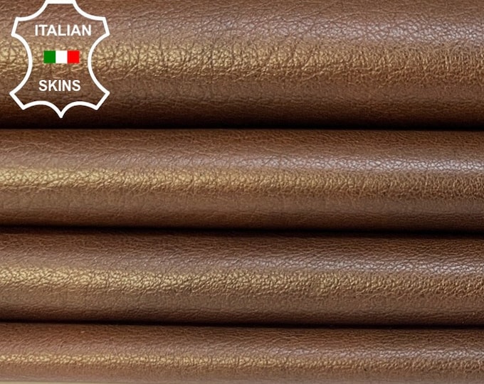 BROWN DISTRESSED Thin Soft Italian Lambskin Lamb Sheep Leather hide hides skin skins 4+sqf 0.5mm #B8469