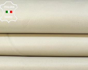 BONES BEIGE Soft Italian Lambskin Lamb Sheep Leather hide hides skin skins 6+sqf 1.0mm #B8930