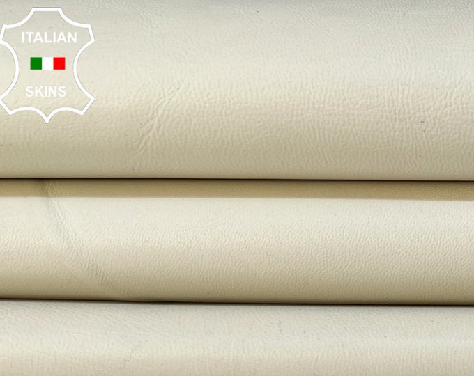 BONES BEIGE Soft Italian Lambskin Lamb Sheep Leather hide hides skin skins 6+sqf 1.0mm #B8930