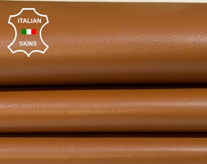 RUST BROWN Soft Italian Lambskin Lamb Sheep leather hide hides skin skins 4+sqf 1.0mm #B9678